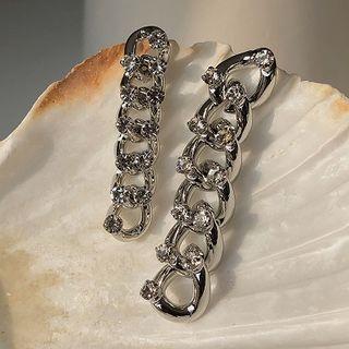 Non-matching Chain Earring / Clip-on Earring