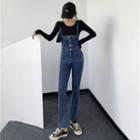 Boot-cut Sleeveless Jumper Jeans