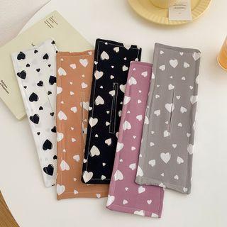 Heart Print Hair Bun Maker