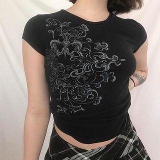 Graphic Crew Neck Short Sleeve T-shirt
