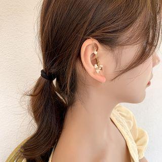 Faux Pearl Branches Hook Earring