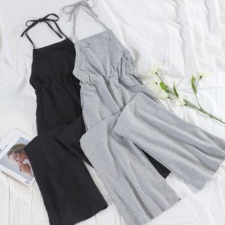 Wide Plain Jumper Pants