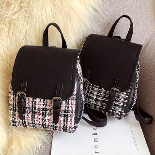 Tweed Panel Backpack