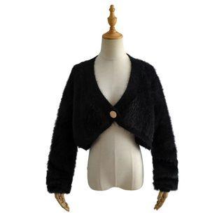 Fluffy Crop Cardigan