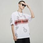 Short-sleeve Cactus Printed T-shirt