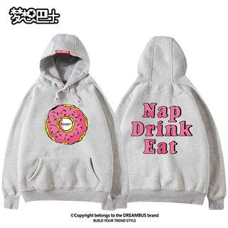 Doughnut Print Hoodie