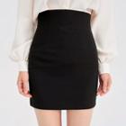High-waist H-line Skirt (3 Lengths)