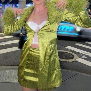 Fluffy Trim Light Jacket
