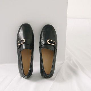 Buckled Driving Loafers