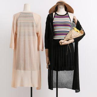 Lightweight Long Knit Shawl