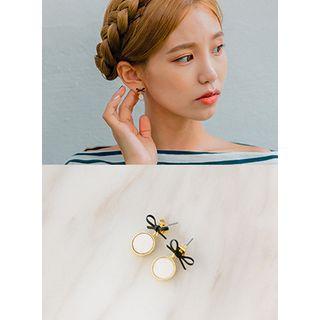 Ribbon Dangle Earrings