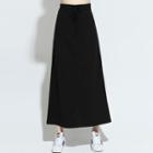 Plain A-line Maxi Skirt