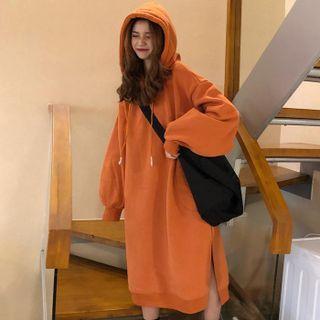 Slit Midi Hoodie