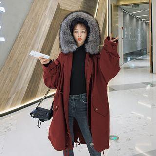 Buttoned Long Parka