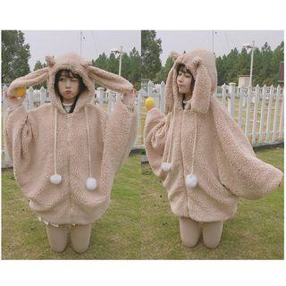 Ear Hooded Zip Jacket
