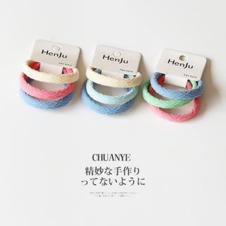 Set Of 3: Alloy Hair Tie