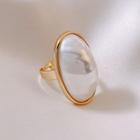 Faux Pearl Ring White Faux Pearl - Gold - One Size