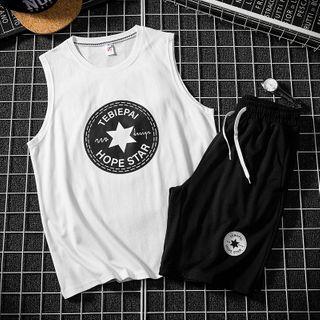 Printed Tank Top / Shorts / Set