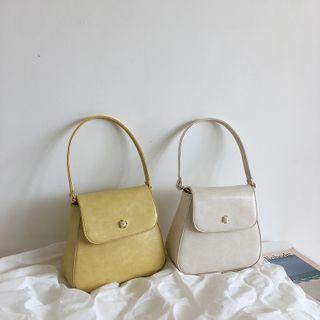 Faux Pearl Flap Crossbody Bag