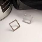 Alloy Square Earring 1 Pair - Earrings - One Size