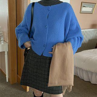 Reversible Dolman-sleeve Cardigan
