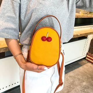 Cherry Accent Crossbody Bag
