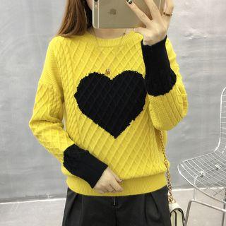 Fleece-lined Sweetheart Sweater