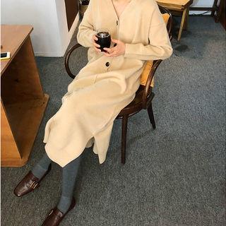 Wool Blend Maxi Knit Dress