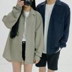 Couple French-fly Plain Shirt