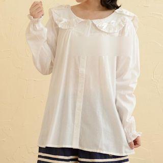 Frilled Collar Shirt