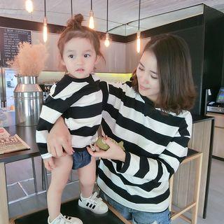 Family Matching Striped Long-sleeve T-shirt
