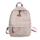 Heart Detail Faux Leather Backpack