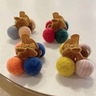 Cherry Chenille Hair Clamp