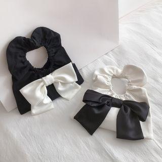 Bow Shirred Handbag