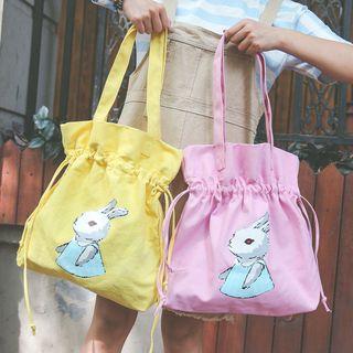 Rabbit Canvas Shopper Bag