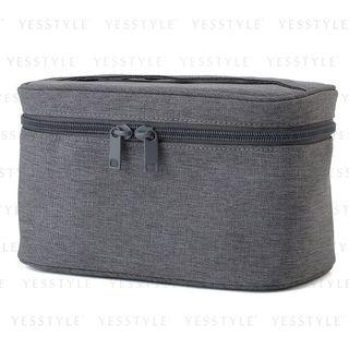 Muji - Polyester Pouch With Handle (gray) 1 Pc