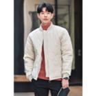 Loose-fit Quilted Bomber Jacket