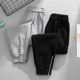 Elastic-waist Cargo Harem Pants