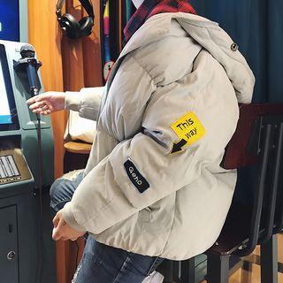 Long-sleeve Zip Button Coat