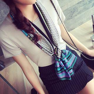 Printed Light Scarf 2 - Multicolor - One Size