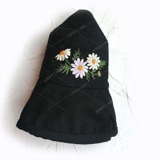 Floral Bucket Hat Diy Embroidery Kit