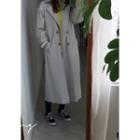 Long Cotton Trench Coat With Sash