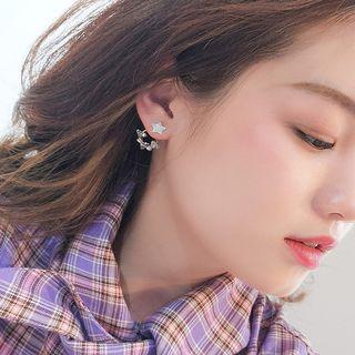 Faux Crystal Star Dangle Earring