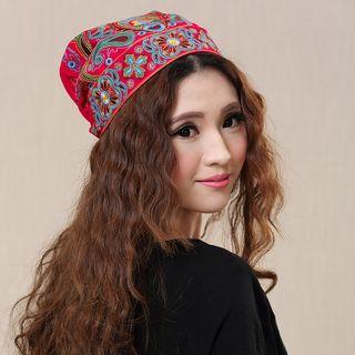 Embroidered Brimless Hat