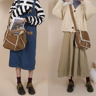Contrast Trim Handbag / Crossbody Bag
