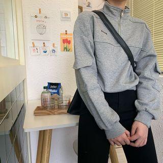 Half-zip Pullover Gray - One Size