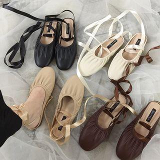 Strappy Ballerina Mules