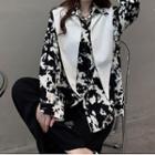 Floral Blouse / Shawl
