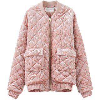 Velvet Quilted Jacket