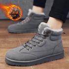 Fleece-lined Lace-up Short Snow Boots
